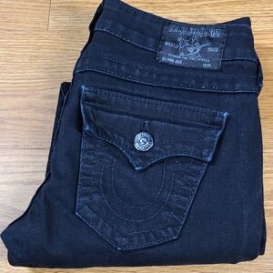 TRUE RELIGION JULIE 25x28 GIRLS PRE-OWNED SKINNY BOOT LIKE NEW VINT JUNIOR JEAN